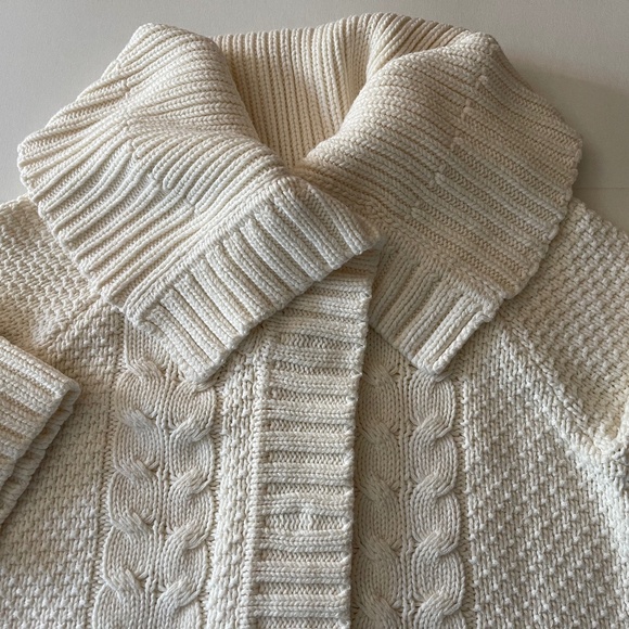 Express Cream Knit Cardigan - size M - Picture 13 of 16